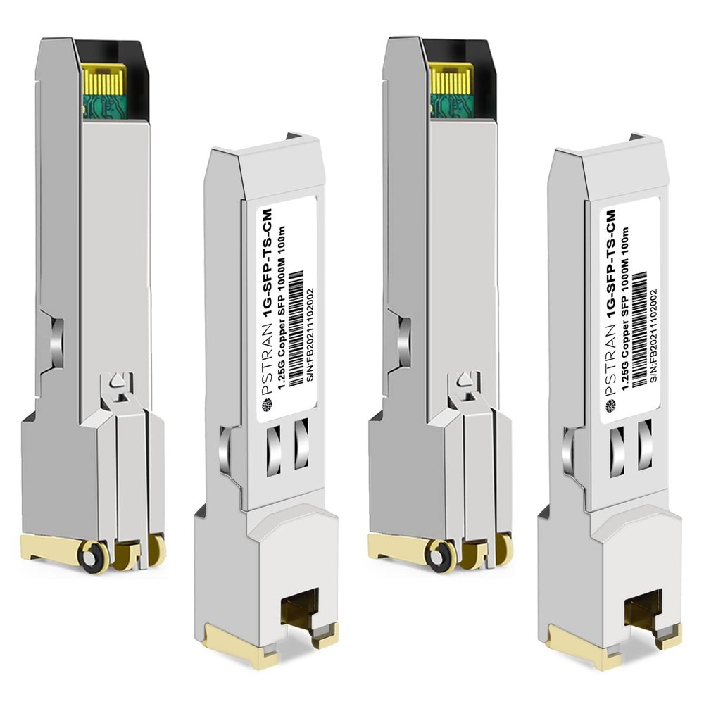 OPSTRAN 1000BASE-T SFP RJ45 Copper Transceiver Module Compatible with Cisco Meraki MA-SFP-1GB-TX 100m Cat5e/6 4 Pack