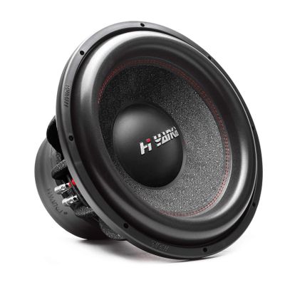 H YANKA BSF-12-2 12 Inch Subwoofer - 1800W MAX Power 12 Inch Paper Cone Car Audio, Black Aluminum Basket, 2.5 Dual Voice Coil 2 Ohm Impedance 12" Subwoofer for Cars