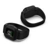 KKFA Elastic Durable Silicone Strap for Garmin Vivofit Jr.3 Fit JR3 Replacement Anti-Fall Wrist Strap+Case WatchBands (Color : 1, Size : Large Size) view 4