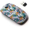 2.4G Wireless Mouse with Cute Pattern Design for All Laptops and Desktops with Nano Receiver - Bird of Paradise view 1