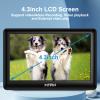 Video to Digital Converter, 4.3" AV Video Capture Box/Video Player, Record Video from VHS, HI8, Camcorder, Set Top Box or Any Source, Analog Video to Digital Converter, Built-in Stereo Speakers Mic-in view 2