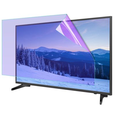 JHZDX Matte Anti-Glare TV Screen Protector, Anti-Blue Light Filter Film Anti-Scratch Monitor Protector Ultra-Clear Screen Protector Film Relieve Eye Fatigue,60"(1327 * 749mm)
