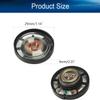 Auniwaig Metal Shell Round Internal Magnet Speaker, Magnet Mini Loudspeaker, DIY Magnetic Speaker 0.25W 8 Ohm Internal Magnet Loudspeaker, Replacement Loudspeaker, 29mm Diameter 10Pcs view 2