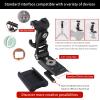 IFOOTAGE Phone Tripod Mount, Smartphone Tripod Adapter with 38mm/50mm Base Plate Adapter for Video Live Stream Vlog TikTok Selfie - Black view 4