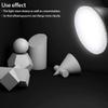 5 Pieces 7 Inches/ 18 cm Standard Diffuser Light Sock Cloth White Lampshade Reflector Lamp Sock for Studio Strobe Reflector view 4