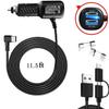 Dash Cam Charger 2023 Upgraded USB-C Car Charger with Dual USB Port Compatible with, Rexing, Byakov, AKASO, Crosstour, Trekpow, Pruveeo, OldShark, Garmin and Most Other Dash Cam (11.5ft) view 3