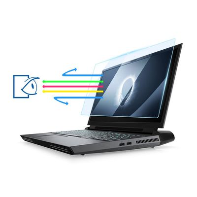 2 Pieces Anti Glare And Blue-Ray Screen Protector For Alienware X15 R1 2021 15.6inch Fit Alienware M15 R1 R2 R3 R4 R4 R5 R6 15.6 inch, Transparent