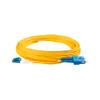 SpeedyFiberTX 12-Pack 8 Meter LC/U to SC/U Fiber Patch Cable, Corning SMF-28 Singlemode 9/125um Ultra Optical Fiber, OS1/OS2 Compatible, Duplex Yellow Riser OFNR Cable Jacket view 3