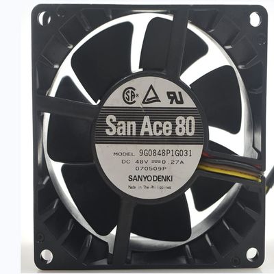 9G0848P1G031 80x80x38mm 48V 0.27A 8CM 4-Wire Cooling Fan