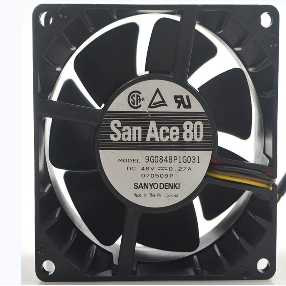 9G0848P1G031 80x80x38mm 48V 0.27A 8CM 4-Wire Cooling Fan