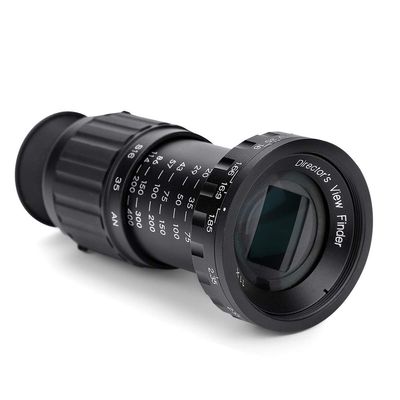 VD-11X Director's Viewfinder, Professional Director's 11X Zoom HD Viewfinder Scene Multi-Coated Optical Elements Viewfinder Phototgarphy Accessory for Director