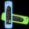 2 Pack Remote Covers Replacement Compatible with Toshiba and Insignia Fire TV Remote, Silicone Sleeve Case Glow in Dark for CTRC1US21 NS-RCFNA-21 Remote Cover (Glow Blue& Glow Green) view 1
