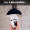 WiFi Security Camera HD 1080P Night Vision Motion Detection Mobile Tracking 2-Way Talk Pan Tilt for Home Kid Pet Nancy Security view 3
