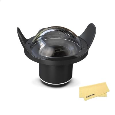 SeaFrogs WA006-A Optical Acrylic 40M/130FT 8" inch Wide Angle Dome Port Fisheye Wide-Angle Lens for Waterproof Camera Case (?90mm L106mm)