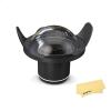 SeaFrogs WA006-A Optical Acrylic 40M/130FT 8" inch Wide Angle Dome Port Fisheye Wide-Angle Lens for Waterproof Camera Case (?90mm L106mm) view 1