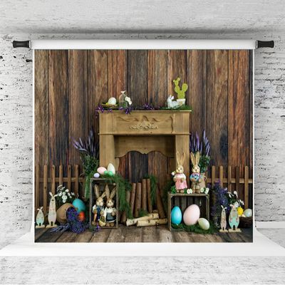 Kate Easter Backdrops for Photogrpahy Home Decoration Spring Background, 10x6.5ft