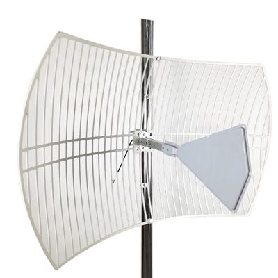 Cellular Antenna-Outdoor Parabolic Antenna Long Range-High Gain 26dbi 600-6500mhz LTE WiFi 4G 5G GSM-for Signal Booster-Works for All Carriers-Weatherproof