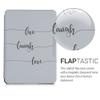 kwmobile Case Compatible with Amazon Kindle Paperwhite Case - eReader Cover - Live, Laugh, Love Black/Light Grey view 2