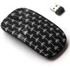 2.4G Wireless Mouse with Cute Pattern Design for All Laptops and Desktops with Nano Receiver - Arrow Black view 1