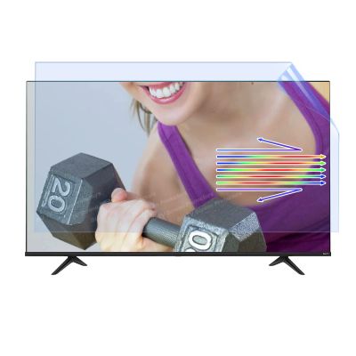 32"-75" Out Blue Light Anti-Glare TV Screen Protector Filter Anti Scratch Film,40" 875 * 483