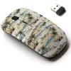 2.4G Wireless Mouse with Cute Pattern Design for All Laptops and Desktops with Nano Receiver - Beautiful Island view 1