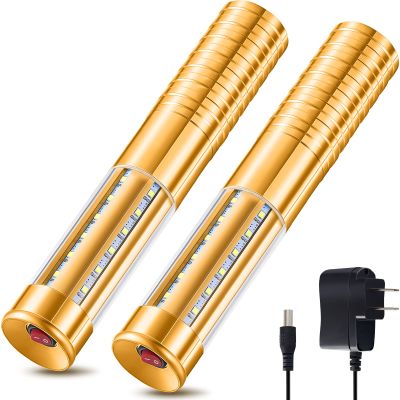 Civaner Upgrade LED Bottle Service Lights,Gold, White Light,2 Pcs