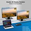 WAVLINK DisplayLink Laptop Docking Station - Dual Monitors 5K/4K@60Hz, 100W Charging - Thunderbolt 4/3, USB-C/A - M1 M2 Mac, Windows, Chrome, Ubuntu - 2HDMI, 2DP, 6 USB Ports, 130W Power, LAN, Audio view 3