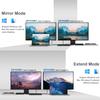 WAVLINK DisplayLink Laptop Docking Station - Dual Monitors 5K/4K@60Hz, 100W Charging - Thunderbolt 4/3, USB-C/A - M1 M2 Mac, Windows, Chrome, Ubuntu - 2HDMI, 2DP, 6 USB Ports, 130W Power, LAN, Audio view 4
