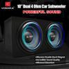 H YANKA BSF-10-4 10 Inch Subwoofer - 1000W MAX Power 10 Inch, Black Aluminum Basket, 2.5 Dual Voice Coil 4 Ohm Impedance 10 Subwoofer for Cars view 2