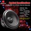 H YANKA BSF-10-4 10 Inch Subwoofer - 1000W MAX Power 10 Inch, Black Aluminum Basket, 2.5 Dual Voice Coil 4 Ohm Impedance 10 Subwoofer for Cars view 4