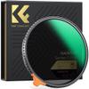 K&F CONCEPT 72mm Black Diffusion 1/4 Effect & Variable ND2-ND32 ND Filter 2-in-1 for Camera Lens with 28 Multi-Layer Coatings (Nano-X Series) view 1