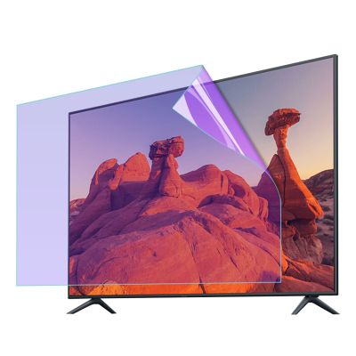 JHZDX 32-75 Inch TV Screen Protector, Anti-Glare Anti Blue Light Anti Scratch Film, 4-Sided Ring Glue Screen Matte Protector, for Sharp, Sony, Samsung, Hisense, LG Etc,37"(819 * 460mm)