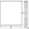 6x4-Inch High Density Open Slot Wiring Cable Management Raceway Duct with Cover, 2 Meter - Gray view 3