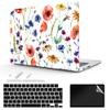 TeDaWen for MacBook Pro 16-inch Protective case 2021 model-A2485 M1 Pro/M1 Max chip and Touch ID, with Keyboard Cover, Plastic Hard Shell Protective Cover, Plant-4 view 1