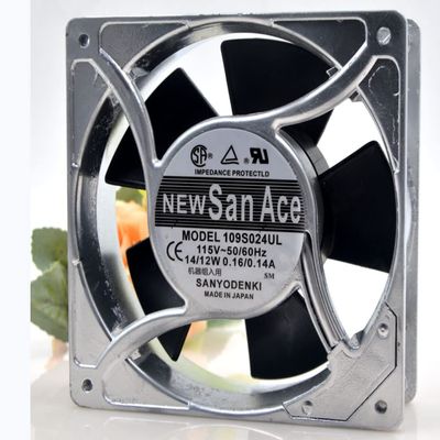 109S024UL 120x120x38mm 115V 0.16/0.14A 14/12W Cooling Fan