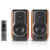 Edifier S1000W WiFi Audiophile Active Bookshelf 2.0 Speakers, 120W RMS Wireless HiFi Bluetooth Sound System Works with Alexa, Optical/RCA x 2 Coaxial, Supports AirPlay 2, Spotify Tidal Connect- Pair view 1