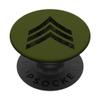 ARMY SERGEANT STRIPES SARGE RANK INSIGNIA PopSockets Adhesive PopGrip view 1