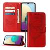 Asdsinfor iPod Touch 7/ iPod Touch 6/iPod Touch 5 Wallet Case,with Credit Card Holder, for Women & Men,with Stand PU Leather Magnetic Closure Case for iPod Touch 7 Butterfly Red YB view 1
