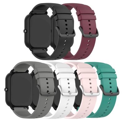 E ECSEM Bands Compatible with HuaWise Soft Silicone Sports Bands Replacement Straps Women Men Wristbands Accessories for HuaWise Smartwatch