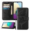 Asdsinfor iPod Touch 7/ iPod Touch 6/iPod Touch 5 Wallet Case,with Credit Card Holder, for Women & Men,with Stand PU Leather Magnetic Closure Case for iPod Touch 7 Butterfly Black YB view 1