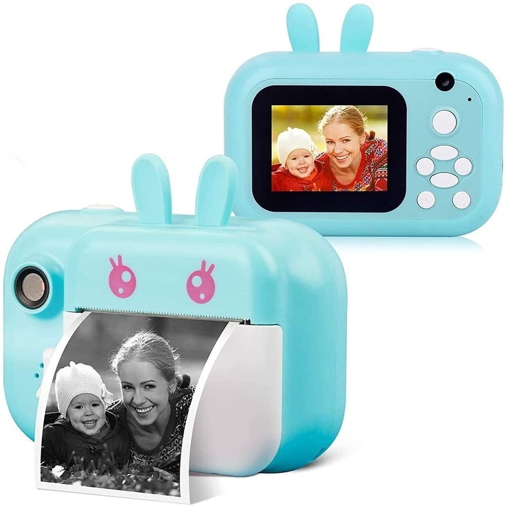 NCRD Camera for Kids Camera for Girls 24MP Kids Digital Camera, 2.4" Screen Toddler Camera Kids Selfie Video Camera Children Toy Camera for Kids (Color : Blue)