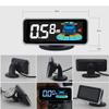 4 Parking Sensors kit Car Auto Vehicle Reverse Backup Radar System Distance Detection LCD Distance Display Sound Warning (8 Parking Sensors kit (Gray)) view 3