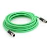 SZRMCC M12 D-Code 4 Pin Male to 4 Pin Male Ethernet Cable Cat5e High Flex Waterproof Network Cable for Industrial Camera Sensor Automation (20M,Green) view 2