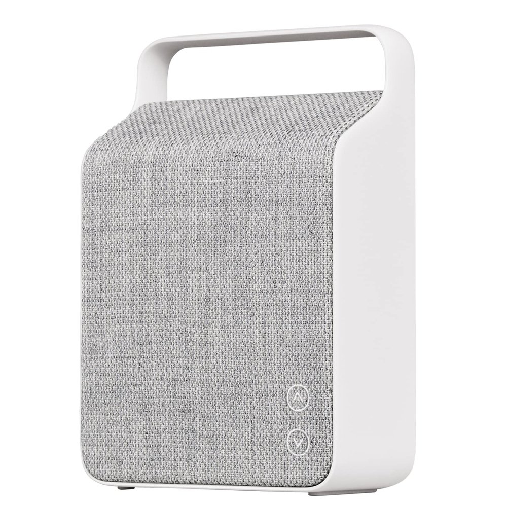Vifa Oslo Bluetooth Speaker, Portable Wireless Speakers, Compact Rechargeable, Hi-Fi Audio, Xmas Gift, Deep Bass Speaker for Camping Travel, Outdoor Party (Pebble Grey)