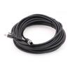 SZRMCC M12 Ethernet Cable D-Code 4 Pin Male to RJ45 Connector High Flex Cat5e Shielded Waterproof Network Cable for Industrial Camera Sensor (20m,Black) view 3