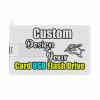 Custom Credit Card USB Flash Drive for Personal Company with Logo/Text/Photo, Personalized Gifts, Customizable USB Flash Disk 512MB 250PCS view 2