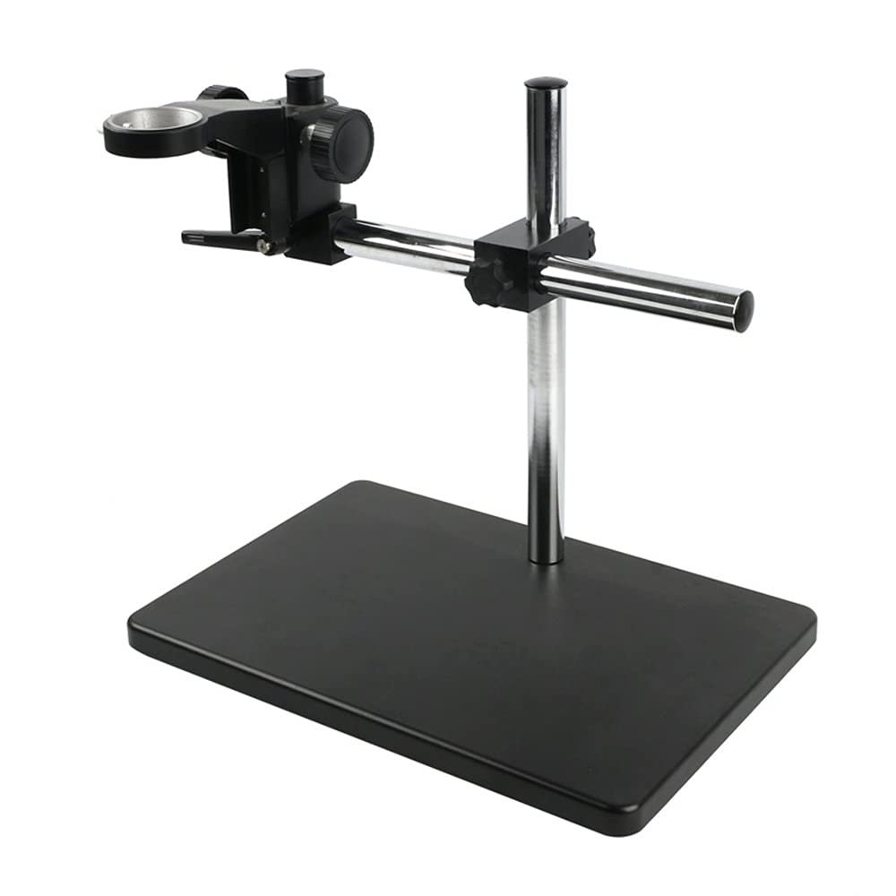 ZTBH Microscope Accessories Kit USB Video Microscope Camera, Adjustable Boom Table Working Stand Holder + 50mm Ring Holder + Multi-axis Adjustable Metal Arm Microscope Slides (Color : Orange)