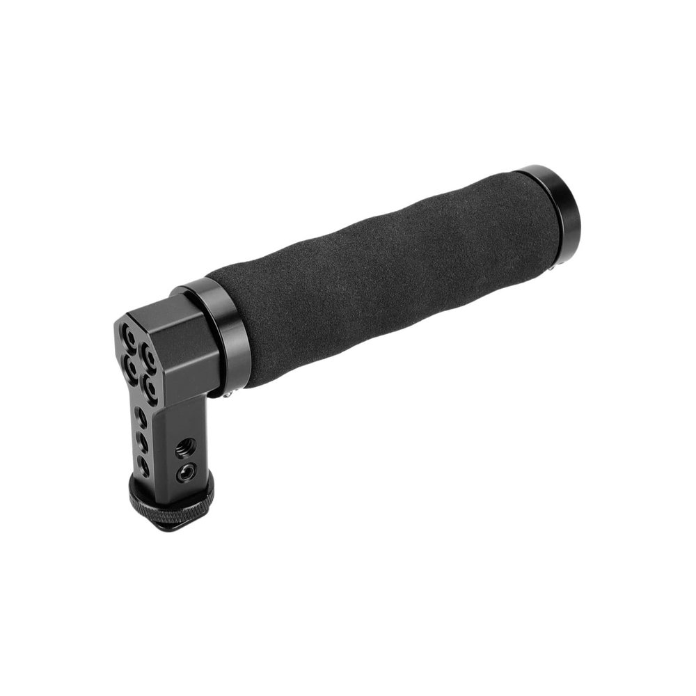 SZRIG DSLR Camera Handle, Black, Compatible with Shoe Mount, Cold Shoe Connector