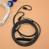 Black Volume Control MMCX Audio Cable Cord W/Mic for Shure se215/se425/se535 view 2