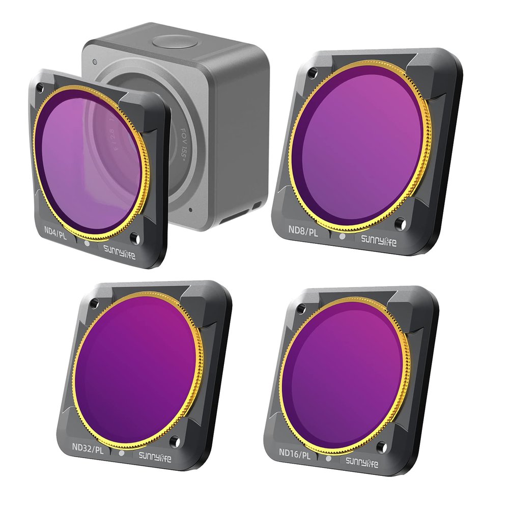 Action 2 Filters Set for DJI Osmo Action 2 Camera Accessories ND UV CPL MCUV ND-PL Diving Magnetic Lens Filter Kit (ND4/PL+ND8/PL+ND16/PL+ND32/PL)